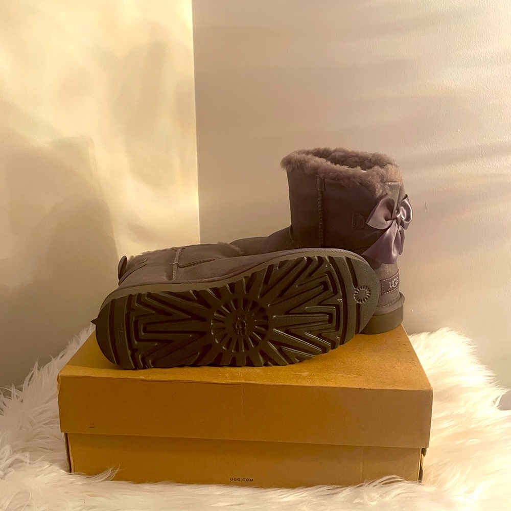 UGG Gray Ankle Boots - Picture 2 of 3